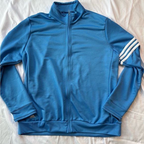 adidas Jackets & Blazers - Adidas Golf Zip-Up Track Jacket Blue Sz 2XL